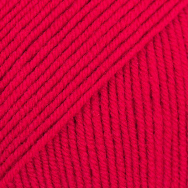 BABY MERINO UNI COLOUR 16 red