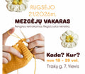 BUVĘS RENGINYS: Rugsėjo 21 d. mezgėjų susitikimas